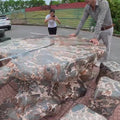 Bàn ghế đá sân vườn cao cấp đá nguyên khối ảnh thực tế số 1