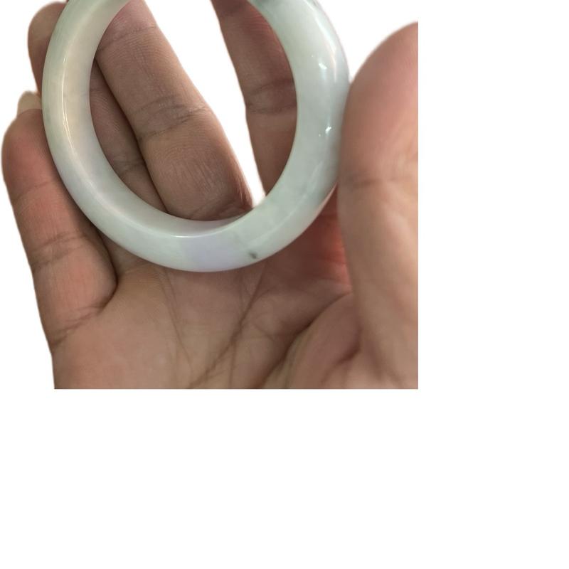 Vòng cẩm thạch bản hẹ chế tác thủ công đeo trang sức chơi phong thủy sưu tầm thời trang chất lượng cao