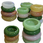 Bát đá mã não, làm bát tụ thuỷ  bát dâng hoa, ban thờ thần tài đủ màu, xanh , đỏ ,size 16-20cm