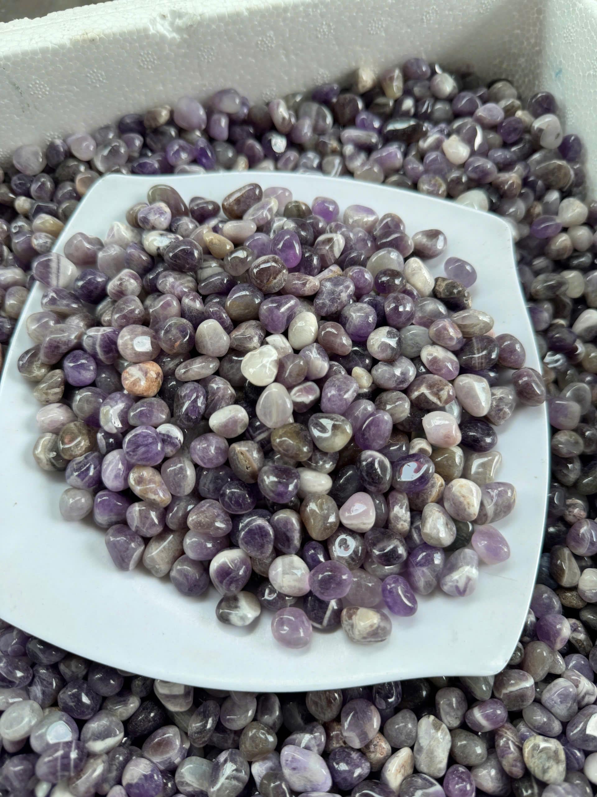 11 - Đá thạch anh tím hoa tranh trang trí phong thủy