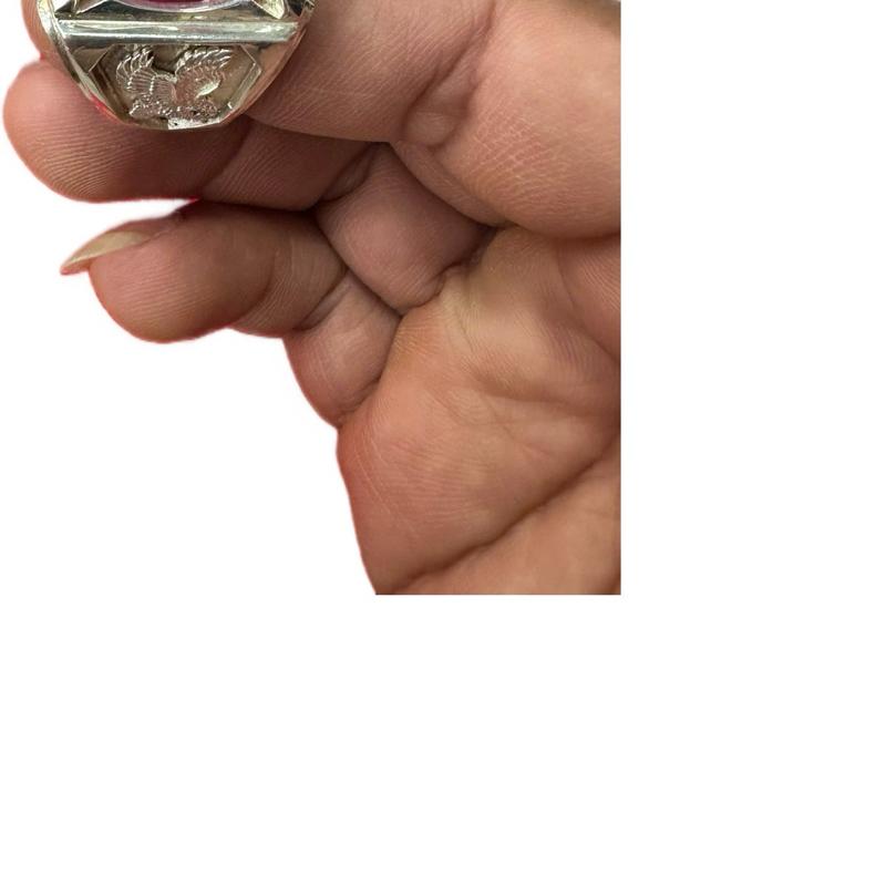 Nhẫn bạc đính đá ruby, hàng trang sức , chơi thời trang, trang trí, sưu tầm..v.v..