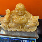 Tác phẩm Phật di lạc đá hoàng Long  Nguyên khối