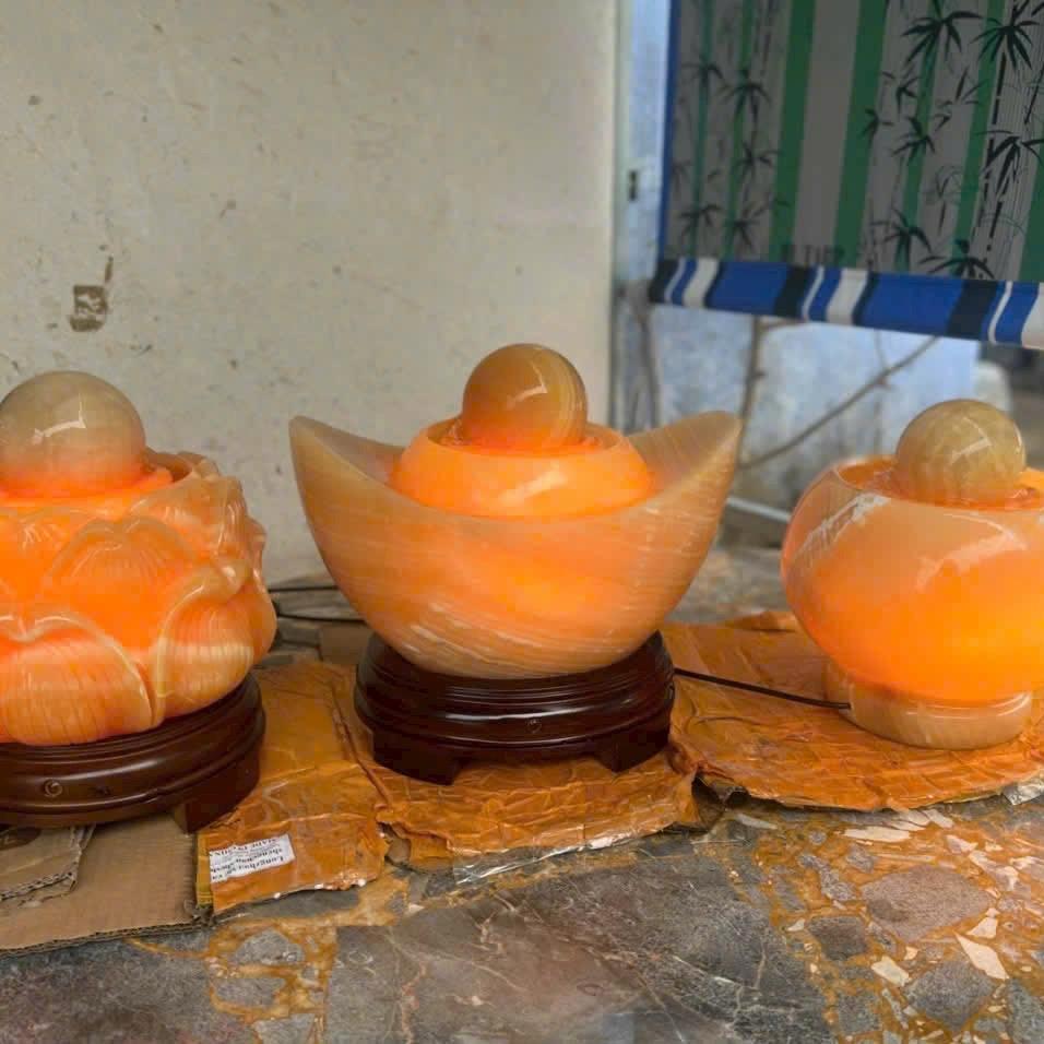 Phong thủy luân  đá vàng hoàng size 26cm, trưng sảnh công ty rất vượng phong thuỷ