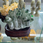Mầm tinh thể đá thạch anh xanh