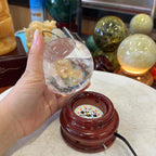Bi cầu vàng Obisidian+ đế 3 màu