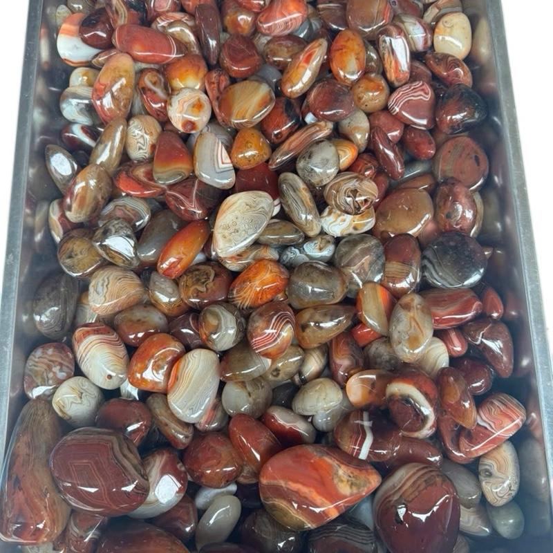 10 - Đá Mã Não Vân Đá Sỏi Mã Não Đánh Bóng Thủ Công Hàng Vân Đẹp Độ Bóng Cao Dùng Chơi Phong Thủy Trang Trí Nhà Cửa Sân Vườn