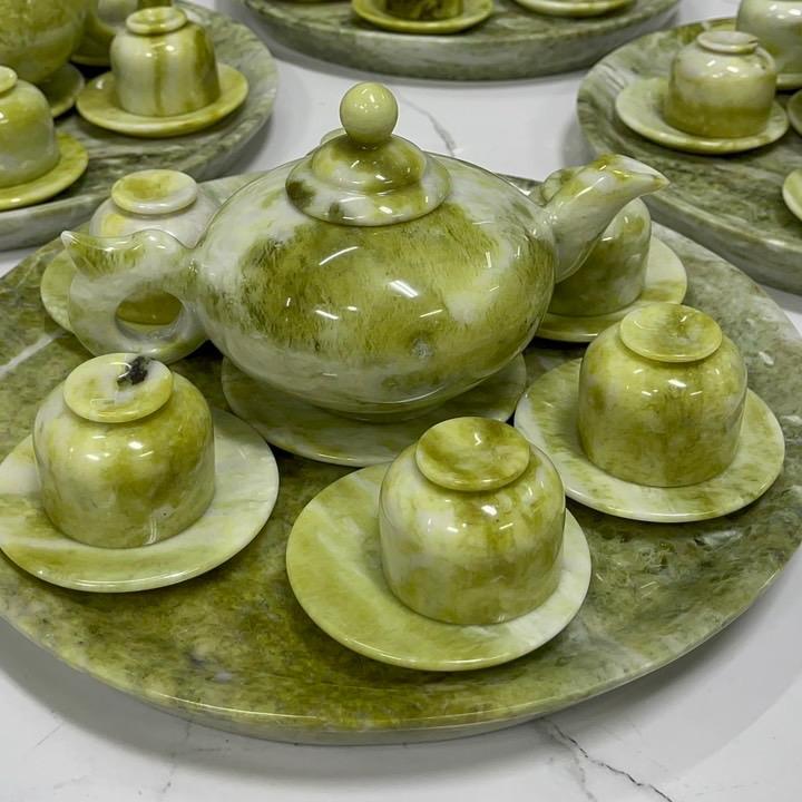 Bộ ấm trà ngọc sapentin