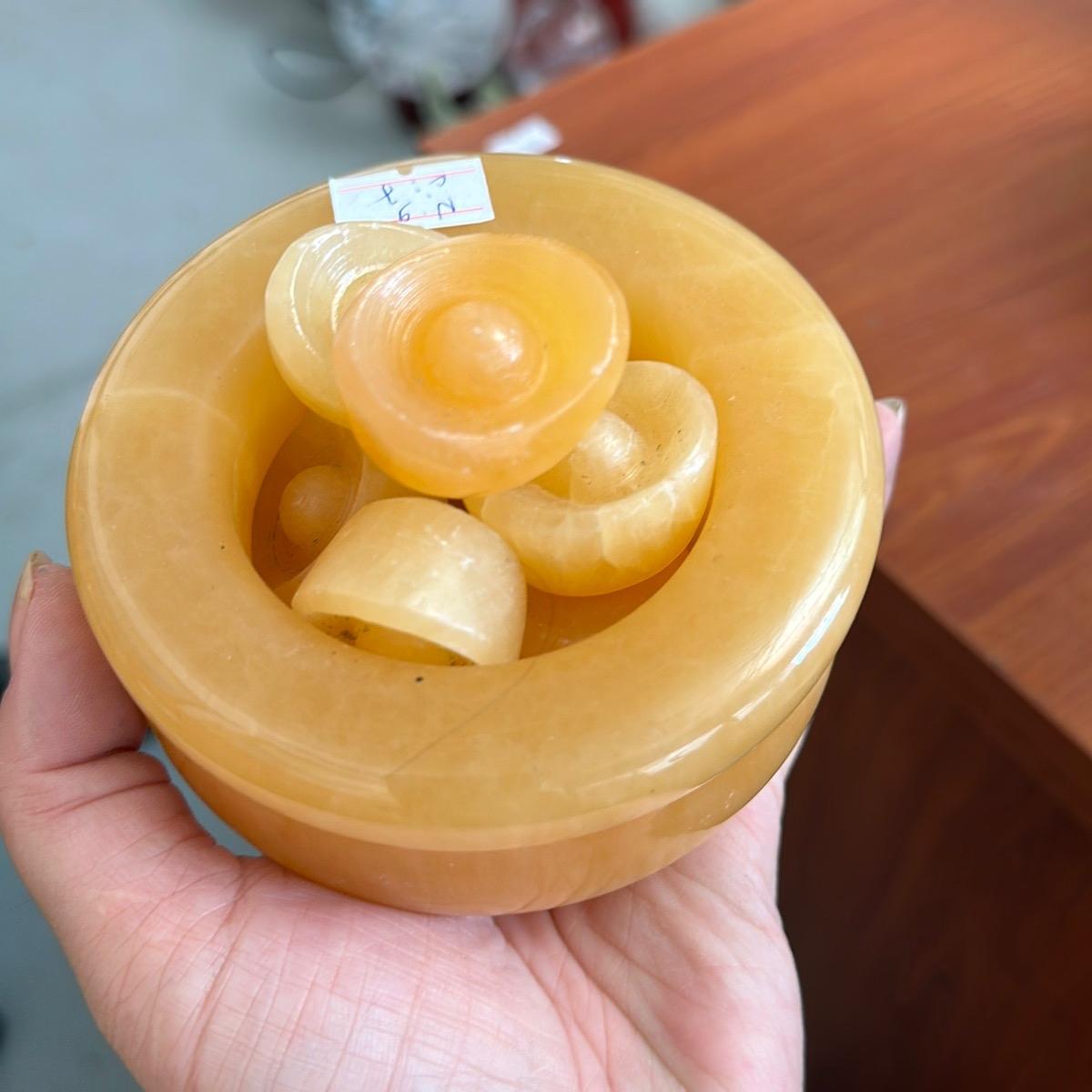 Bát tụ bảo  Ngọc hoàng long Đồ trang trí