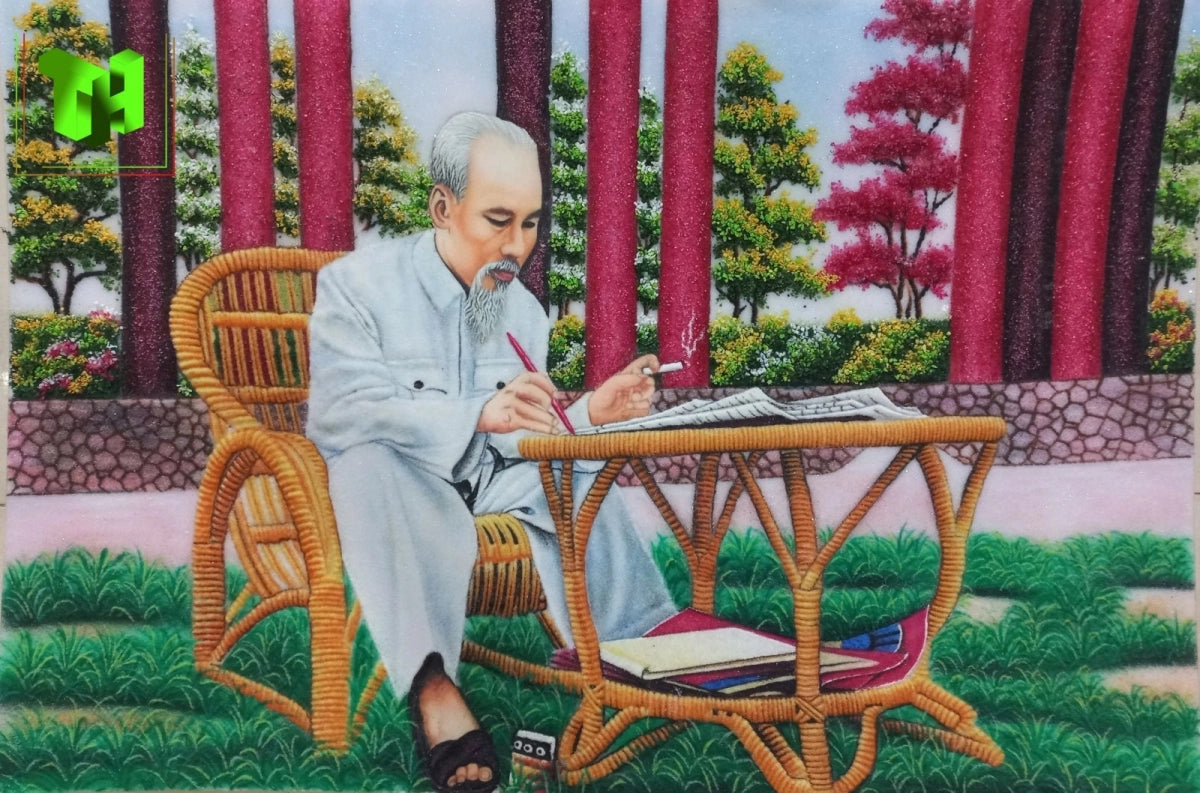 Tranh Đá Quý Bác Hồ 2023 – Vẻ đẹp sơn thủy hữu tình, sang trọng và bình an - HTX. Tân Ngọc Phát