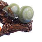 Hồ lô đá Onyx khắc chữ phúc lộc. Chất đá nguyên khối đẹp, chơi chưng bày phong thủy, trang trí…