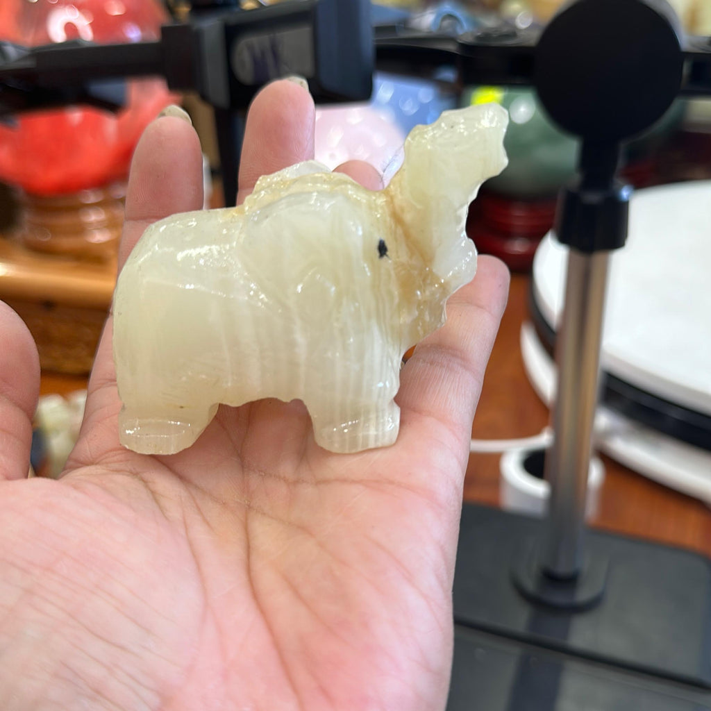 Vật phẩm lưu niệm đá vàng hoàng long, đá xanh onyx