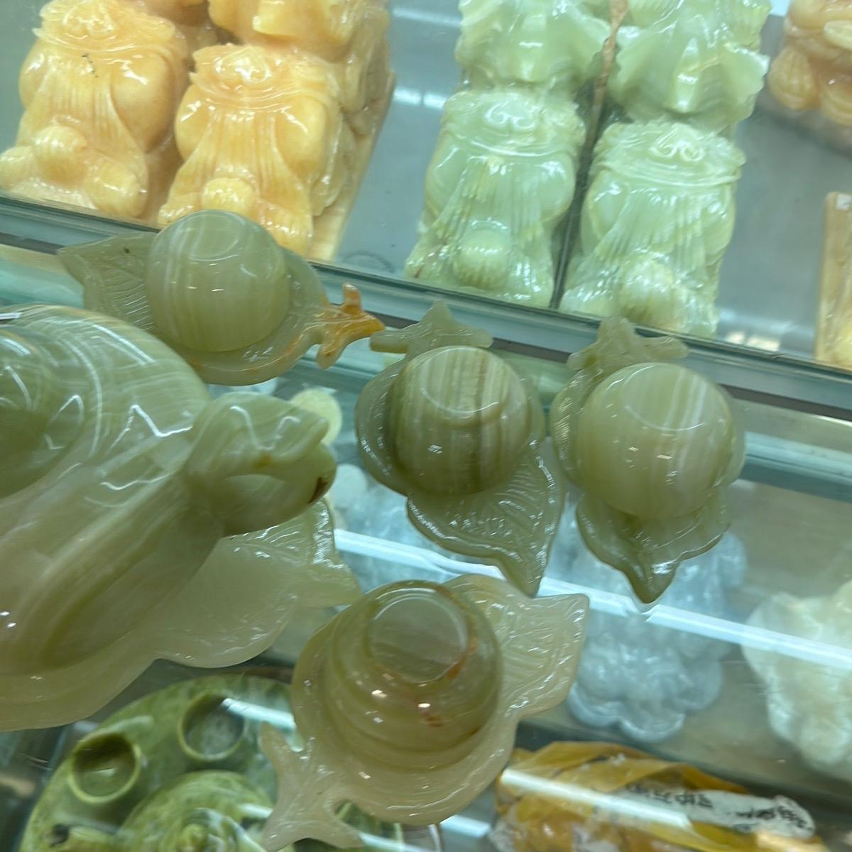 Bộ ấm trà ngọc onyx
