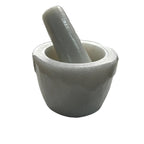 Cối đá trắng Cẩm thạch , dùng để giã gia vị , tỏi , ớt, tiêu, giã cua, tôm