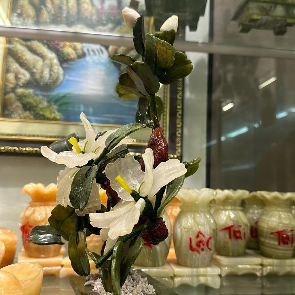 Cây hoa đá thạch anh trắng