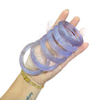 Vòng bản đá thiên nhiên đủ màu sắc chơi trang trí thời trang sưu tầm chất liệu tự nhiên sang trọng