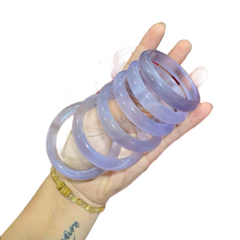 Vòng bản đá thiên nhiên đủ màu sắc chơi trang trí thời trang sưu tầm chất liệu tự nhiên sang trọng