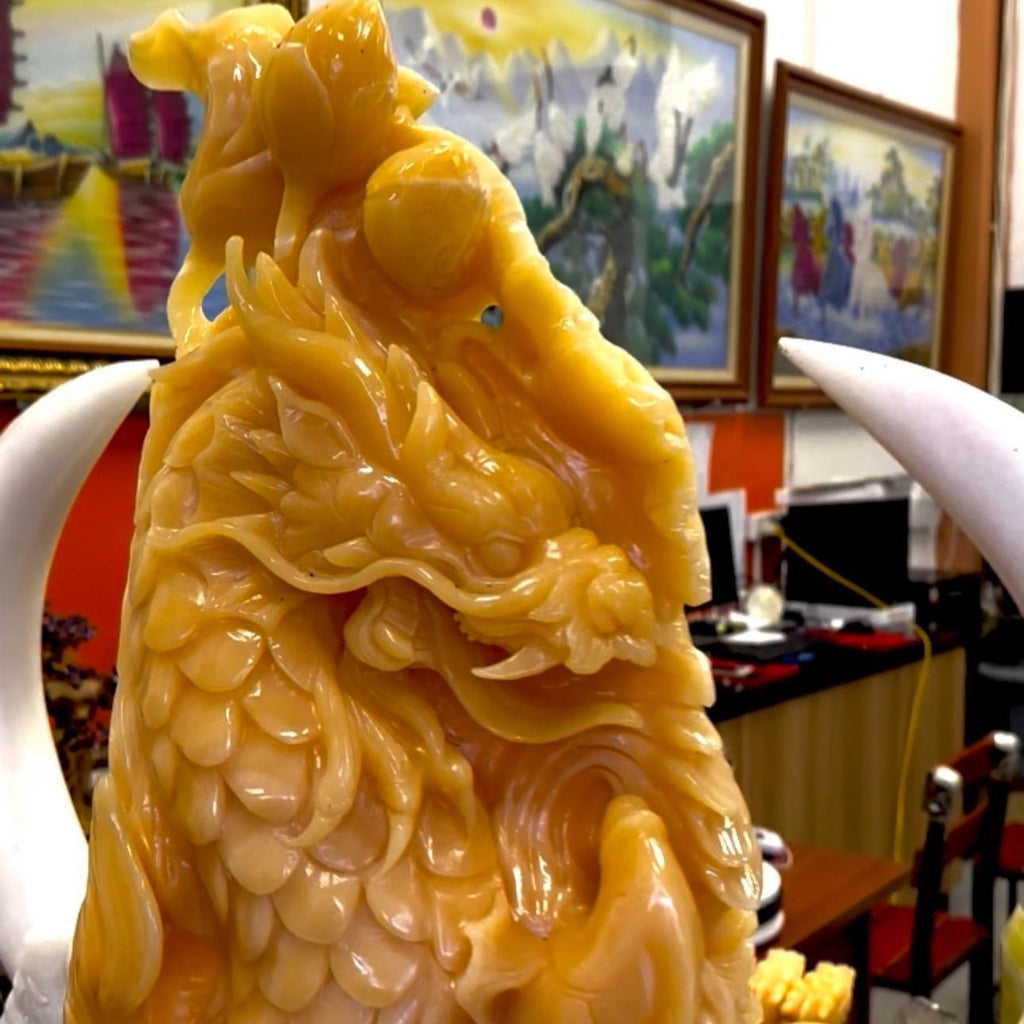 Tượng đá phong thủy Ngọc hoàng long