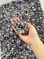 11 - Đá thạch anh tím hoa tranh trang trí phong thủy
