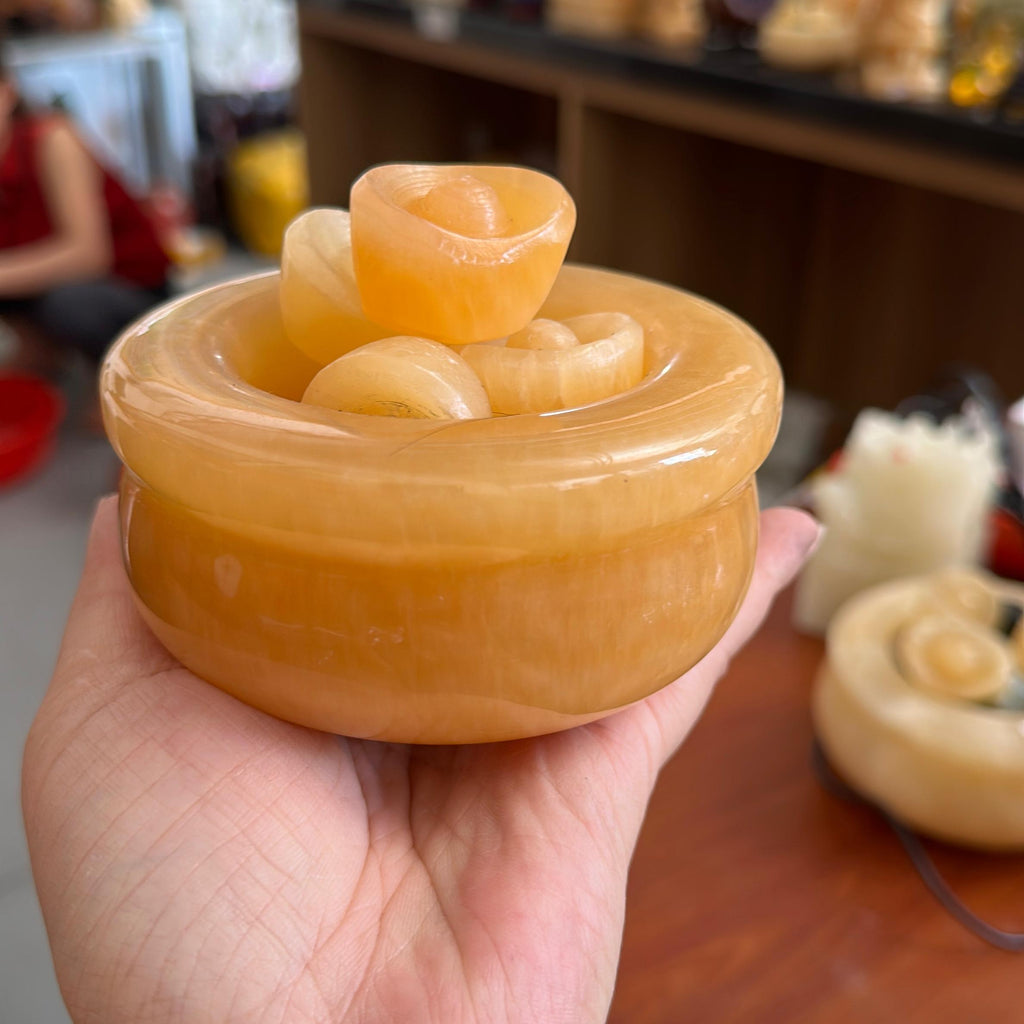 Bát tụ bảo  Ngọc hoàng long Đồ trang trí