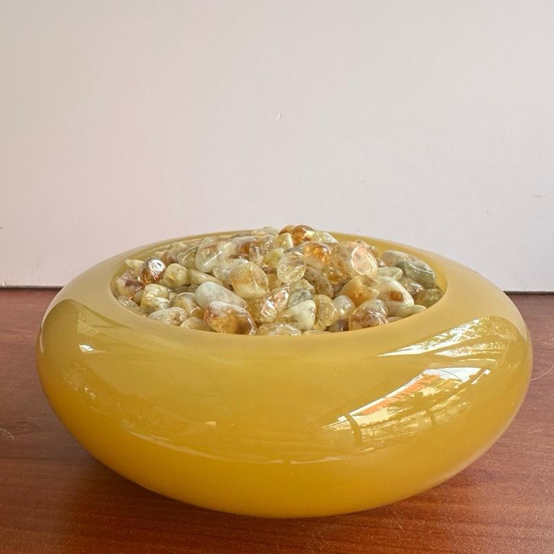 Bát Ngọc Mã Não 18cm Kèm 1,5kg Thạch Anh