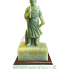 Tượng Hưng Đạo Vương, Trần Quốc Tuấn   đá onyx xanh Tượng điêu khắc Thủ công