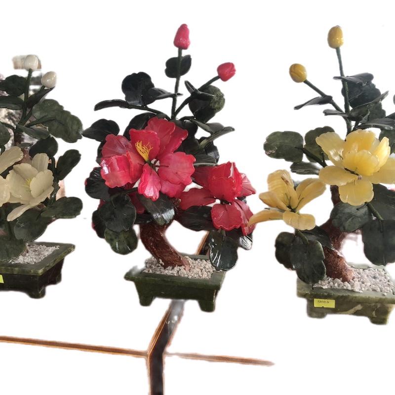 Cây hoa đá Serpentine , vật phẩm trang trí, decor văn phòng, nội thất!
