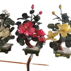 Cây hoa đá Serpentine , vật phẩm trang trí, decor văn phòng, nội thất!