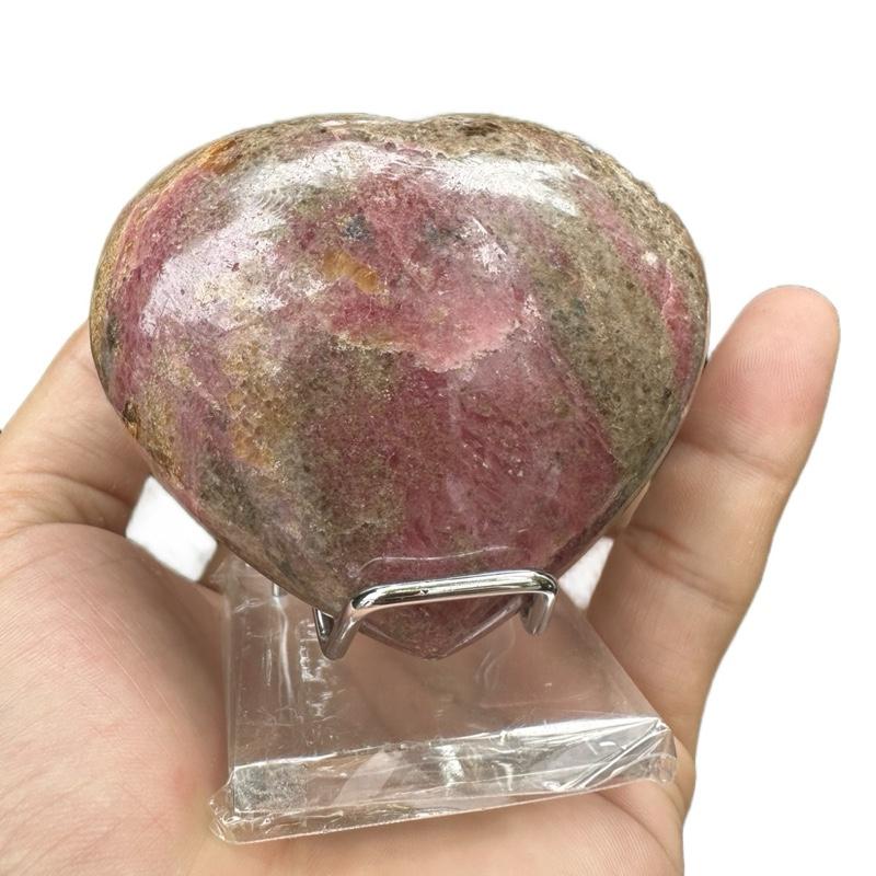 Đá tường vi hình trái tim, trang trí, chơi nghệ thuật, phong thủy