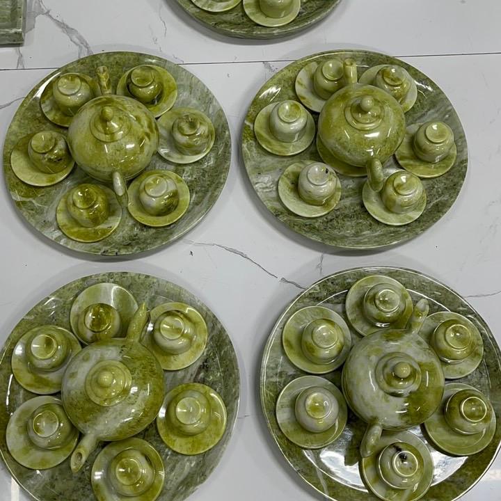 Bộ ấm trà ngọc sapentin