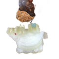 Long quy đá Onyx chơi phong thủy sưu tầm chưng bày nghệ thuật hình rồng độc đáo