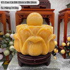 Phong thủy luân  đá vàng hoàng size 26cm, trưng sảnh công ty rất vượng phong thuỷ