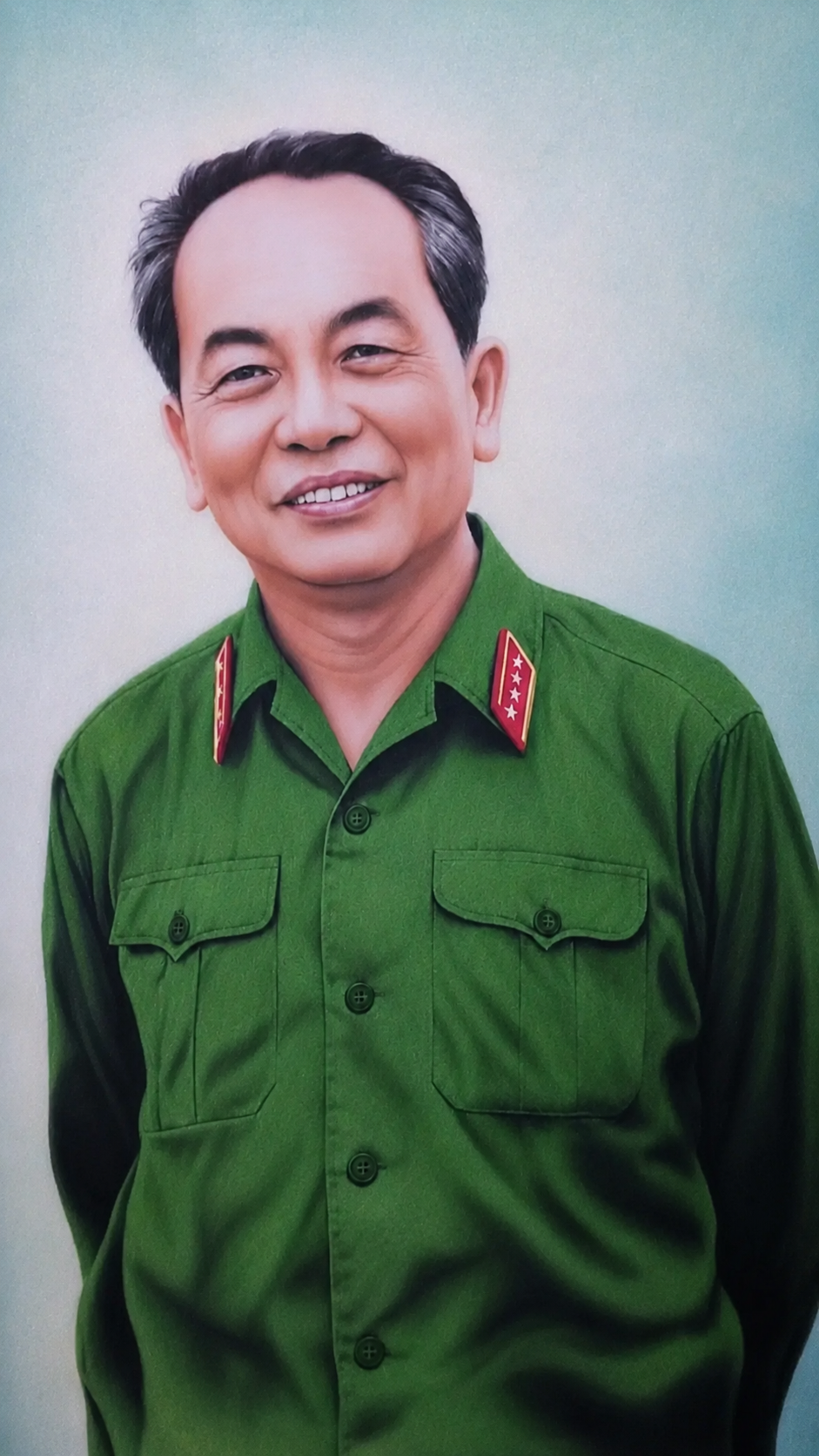 Tranh Đá Quý Cao Cấp Đại Tướng Võ Nguyên Giáp – Mẫu 02 - Hình ảnh chi tiết 6