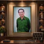 Tranh Đá Quý Cao Cấp Đại Tướng Võ Nguyên Giáp – Mẫu 02 - Hình ảnh chi tiết 7