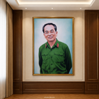 Tranh Đá Quý Cao Cấp Đại Tướng Võ Nguyên Giáp – Mẫu 02 - Hình ảnh chi tiết 8