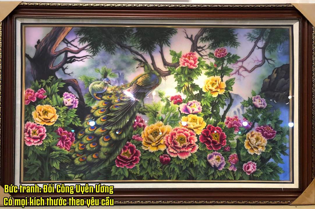 Tranh Đá Quý Phú Quý Mãn Đường TPC 061 – Phong Thủy Tài Lộc - tranh đá quý phong thủy HTX Tân Ngọc Phát