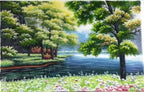 Tranh Đá Quý Cao Cấp Suối mơ - Hình ảnh chi tiết 2