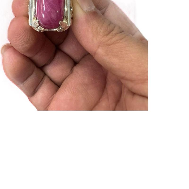 Nhẫn bạc đính đá ruby, hàng trang sức , chơi thời trang, trang trí, sưu tầm..v.v..