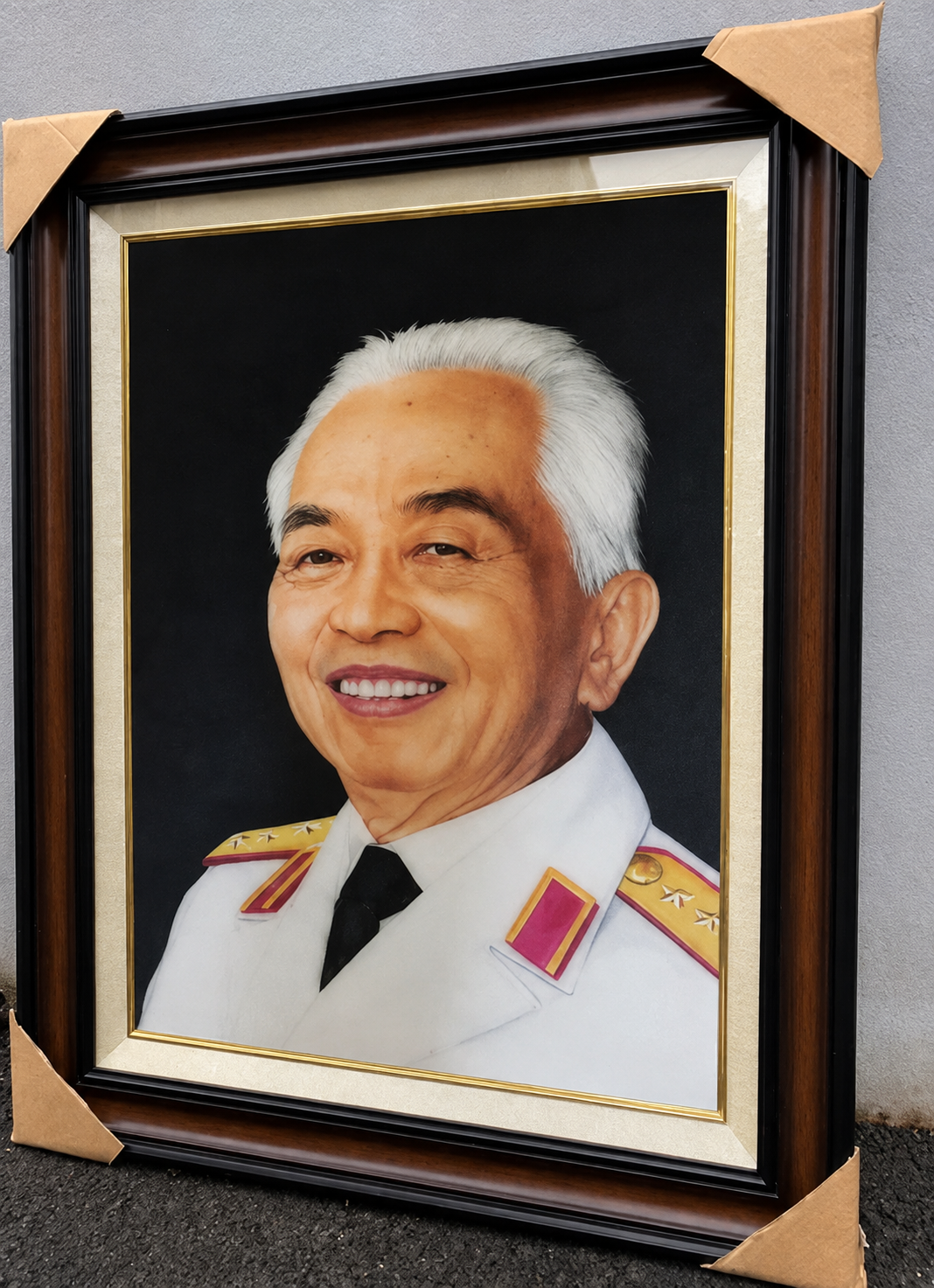 Tranh Đá Quý Cao Cấp Đại Tướng Võ Nguyên Giáp – Mẫu 01 - Hình ảnh chi tiết 2