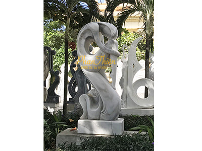 Tượng Nghệ Thuật (Đá Tự Nhiên) (NT06) - Cẩm Thạch - Cao 200cm - Tạo Điểm Nhấn Trang Trọng - Tân Ngọc Phát
