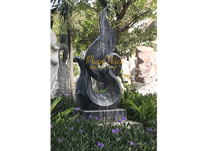 Tượng Nghệ Thuật (Đá Tự Nhiên) (NT11) - Cẩm Thạch - Cao 150cm - Chế Tác Tinh Xảo - Tân Ngọc Phát