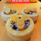 Bát tụ bảo đá vàng hoàng Long đủ size 10  - 30cm Phòng Khách