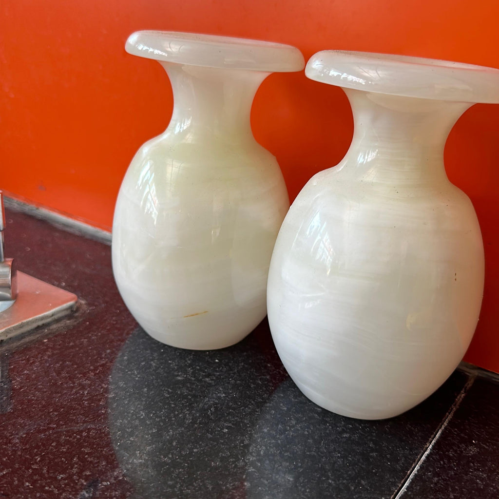 Căpj lục bình đá onyx trắng, Màu trắng đục, hiện đại, sang trọng