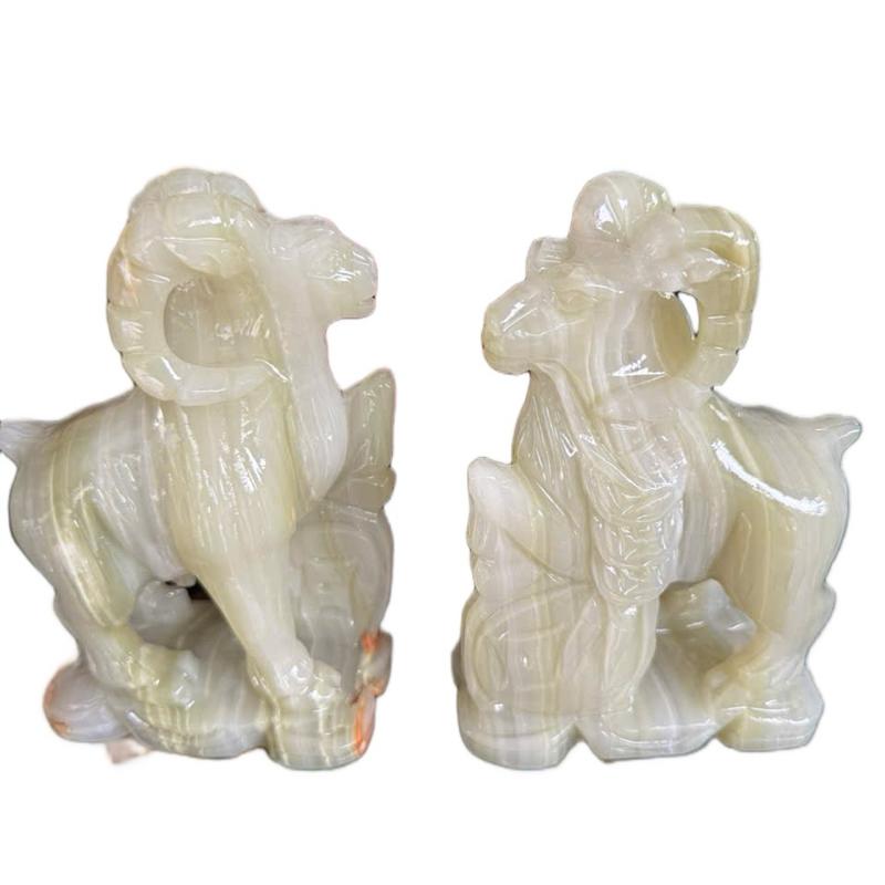 Dê đá Onyx trang trí phong thủy chơi nghệ thuật
