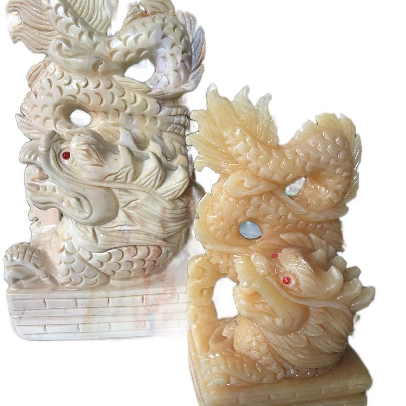 Rồng đá Hoàng Long, chế tác thủ công từ đá tự nhiên, chơi phong thuỷ, trang trí, sưu tầm, nghệ thuật…