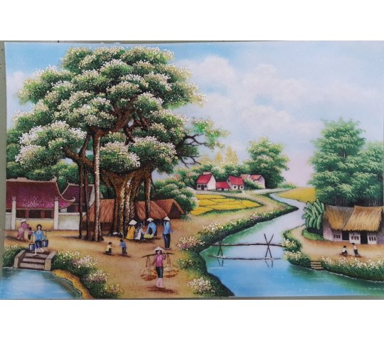 Tranh Đá Quý Phong cảnh – Vẻ đẹp sơn thủy hữu tình, sang trọng và bình an - HTX. Tân Ngọc Phát