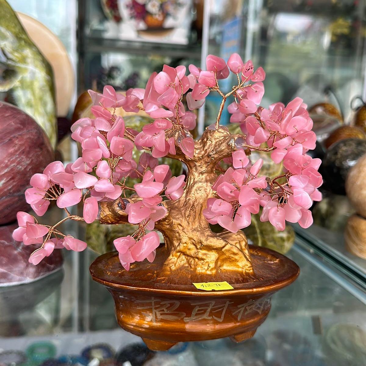 Cây đá thạch anh Hồng