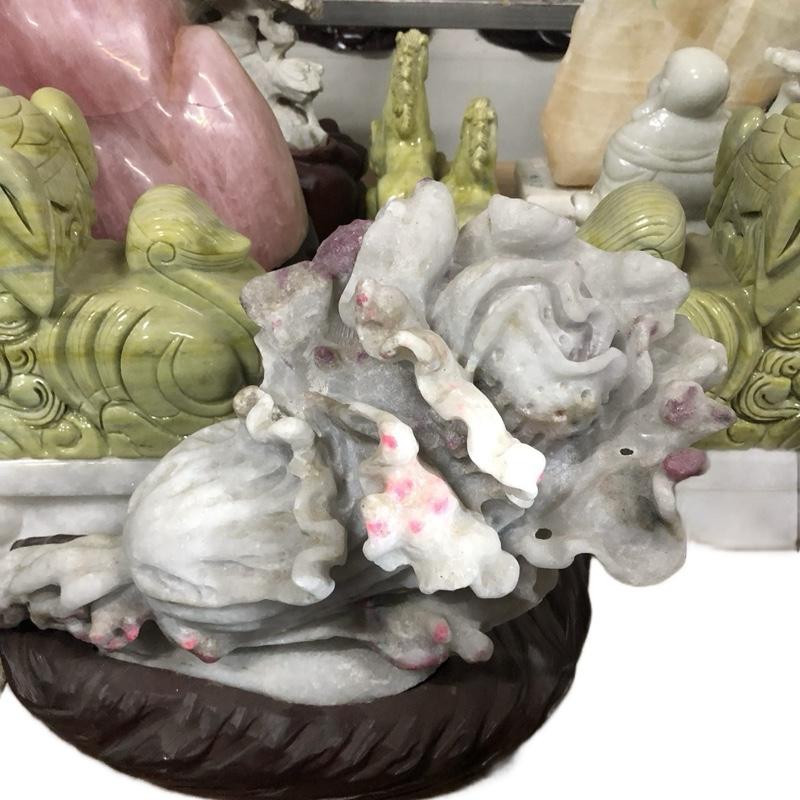 Bắp cải đá cẩm thạch, trưng bày, chơi phong thuỷ, trang trí nhà cửa