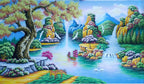 Tranh Đá Quý Cây sồi vàng – ảnh sản phẩm 1 – Xuân Ngọc Phát