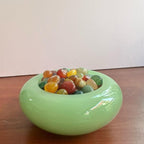 Bát Ngọc Mã Não 15cm kèm sỏi Mã Não đủ màu