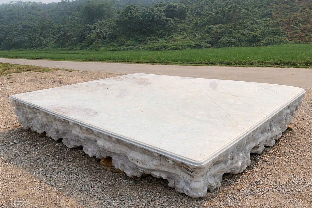 Sập Phản Đá Nguyên Khối – Nội Thất Cao Cấp Chạm Khắc Thủ Công